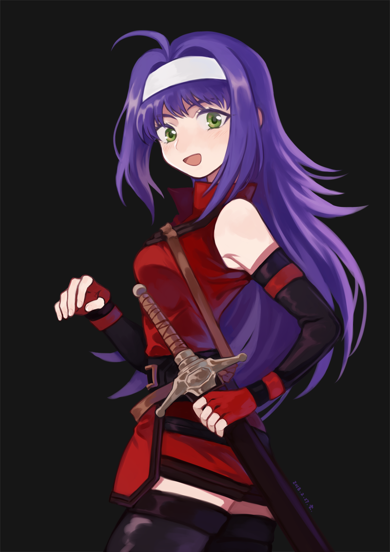 mia (fire emblem and 2 more) drawn by kmkr