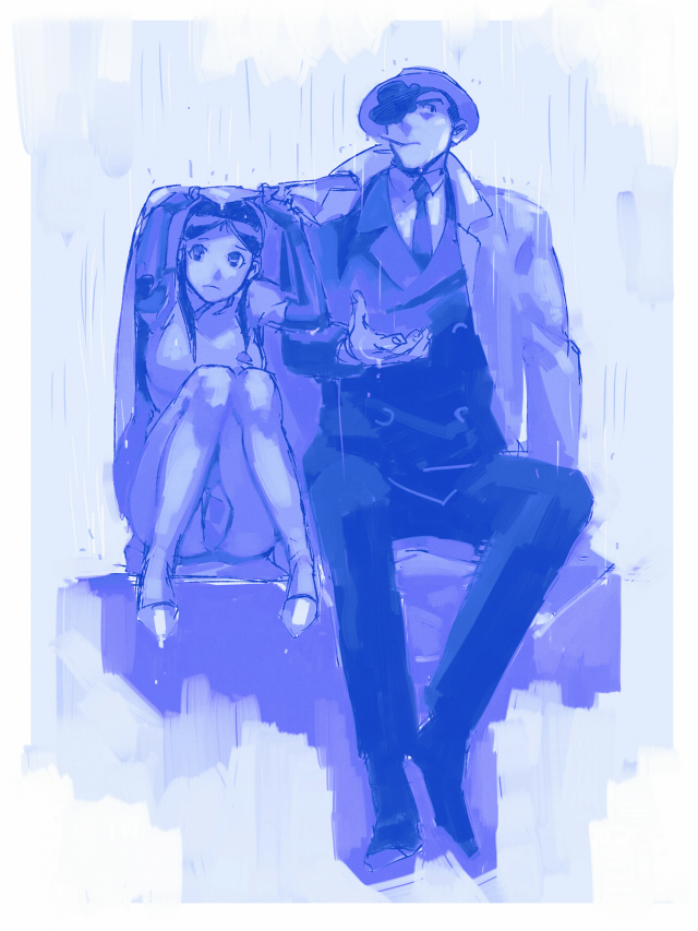 ginrei and murasame kenji (giant robo) drawn by hamu_fukurou