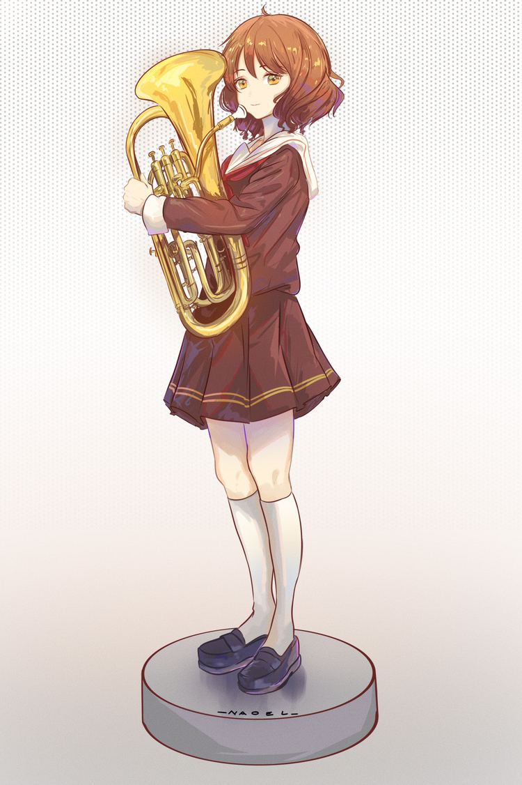 oumae kumiko (hibike! euphonium) drawn by naoel_(naoel_art)