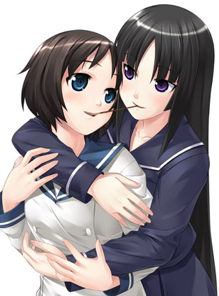 isayama yomi and tsuchimiya kagura (ga-rei and 1 more) drawn by mizuki_gyokuran