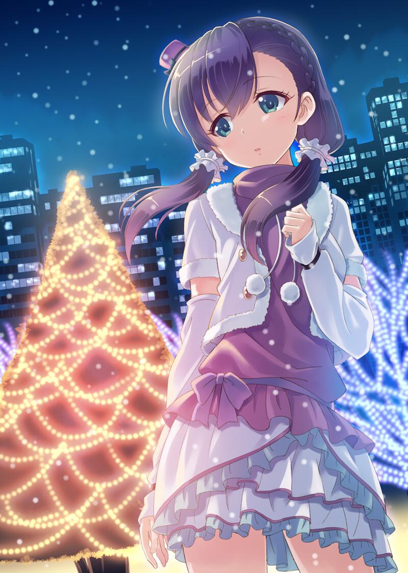 tojo nozomi (love live! and 1 more) drawn by hyuuga_azuri
