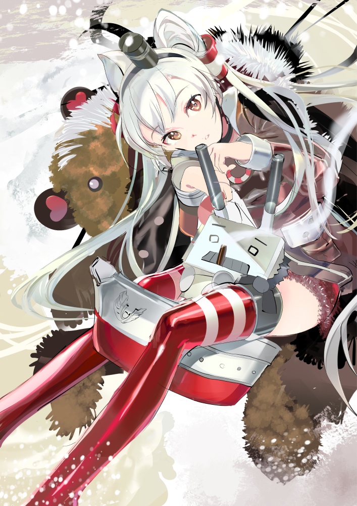 amatsukaze and rensouhou-kun (kantai collection) drawn by 119