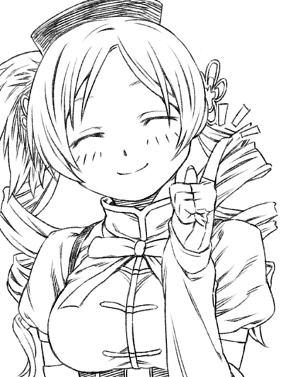 tomoe mami (mahou shoujo madoka magica) drawn by oda_takayuki