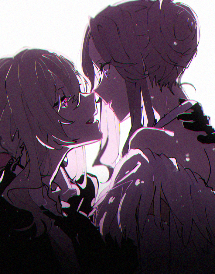 saijou claudine and tendou maya (shoujo kageki revue starlight) drawn by shin9tani