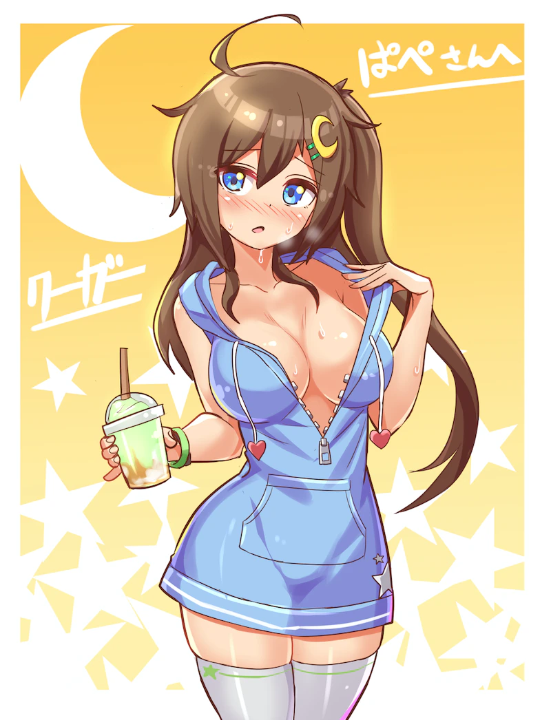 hoshigami yuechee (indie virtual youtuber) drawn by cougar_(cougar1404)
