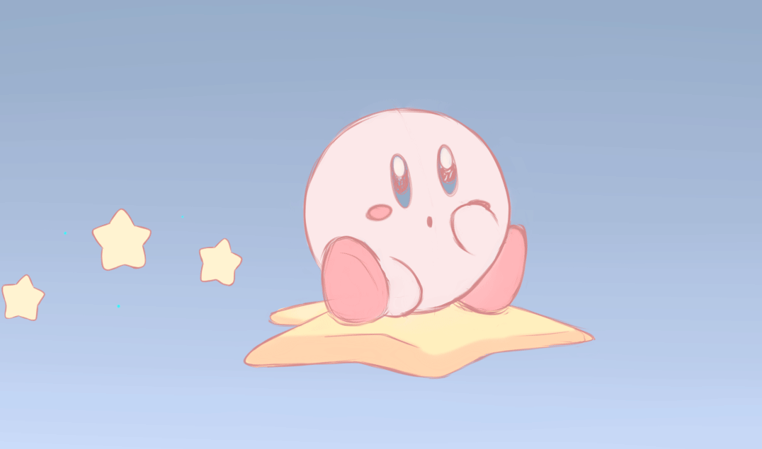 kirby (kirby and 1 more) drawn by chocomiru