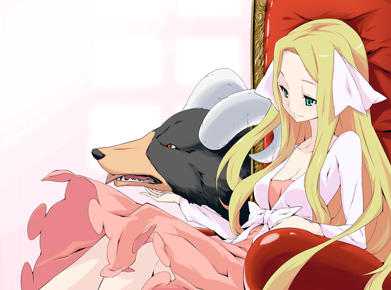 caitlin and houndoom (pokemon and 2 more) drawn by toru_k