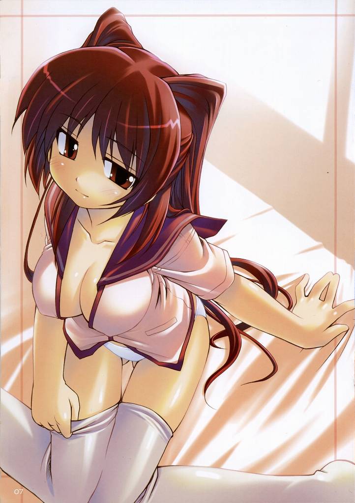 kousaka tamaki (to heart and 1 more) drawn by bakutendou
