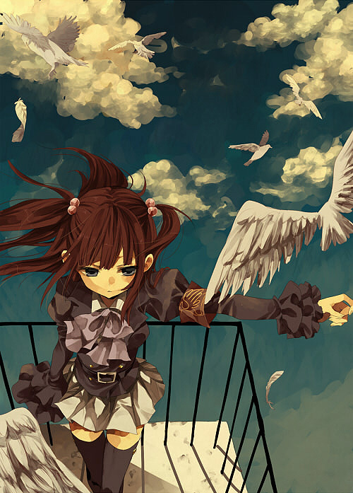 ushiromiya ange (umineko no naku koro ni) drawn by ringo_komachi