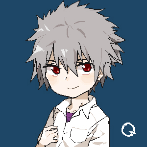 nagisa kaworu (neon genesis evangelion and 2 more) drawn by pinch_(nesume)