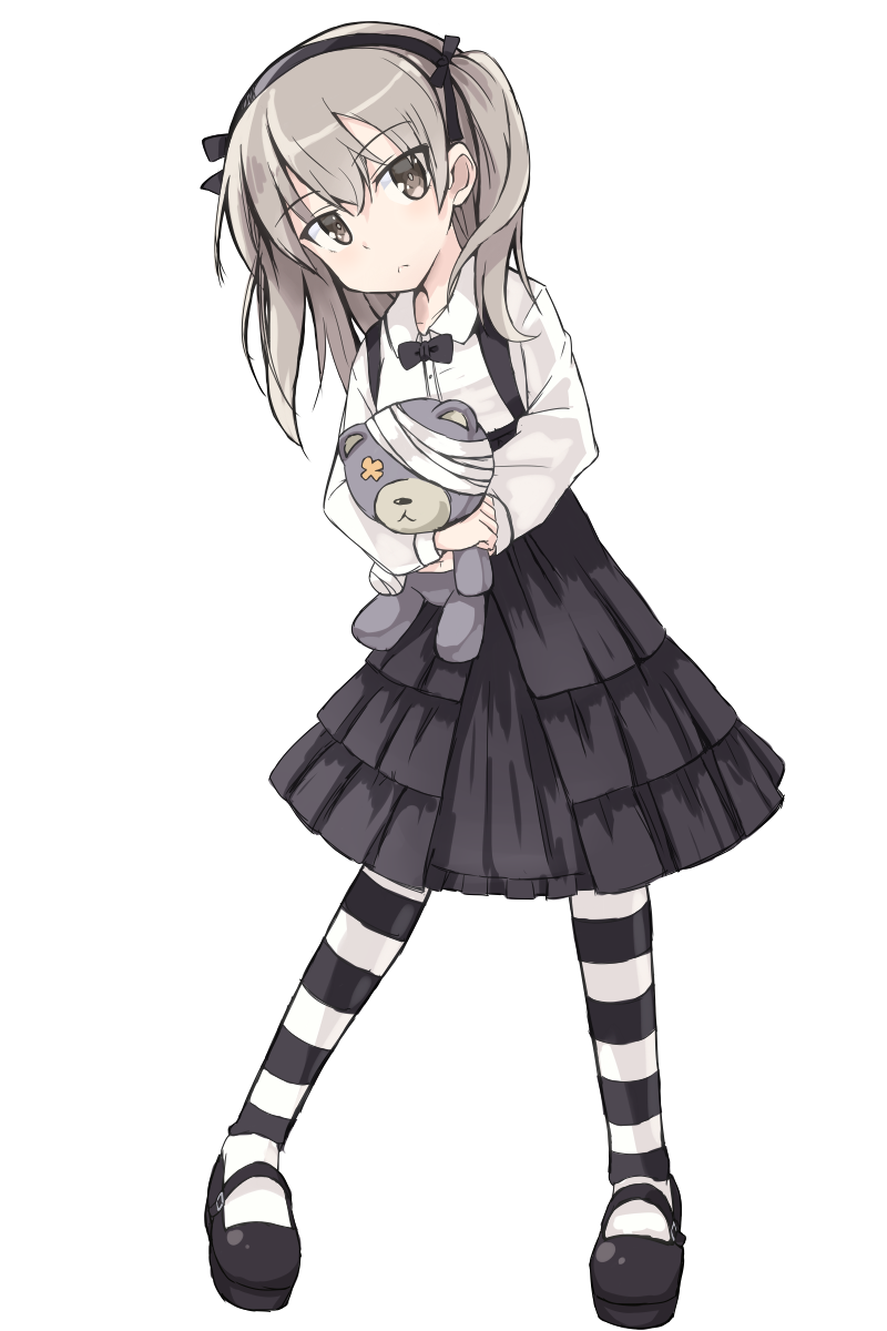 shimada arisu and boko (girls und panzer) drawn by chikuwa_(majihima)