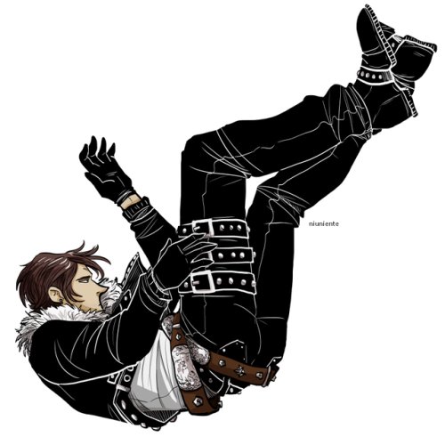squall leonhart (final fantasy and 1 more) drawn by niumesis