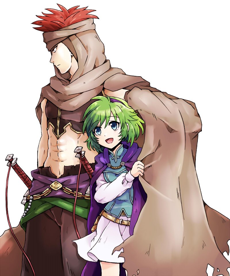 nino and jaffar (fire emblem and 1 more) drawn by 3110sora