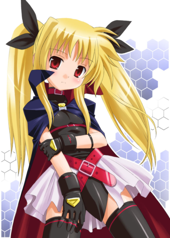 fate testarossa (lyrical nanoha and 1 more) drawn by umekichi
