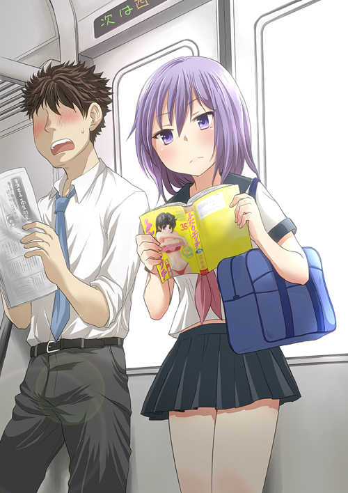 onoda yura and amaguri senko (futari ecchi and 1 more) drawn by ubizo