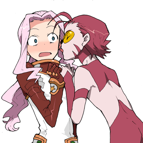 boota and darry adai (tengen toppa gurren lagann) drawn by takenashi_eri