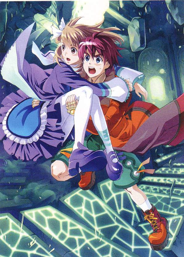 yulie ahtreide and jude maverick (wild arms and 1 more) drawn by ooba_wakako
