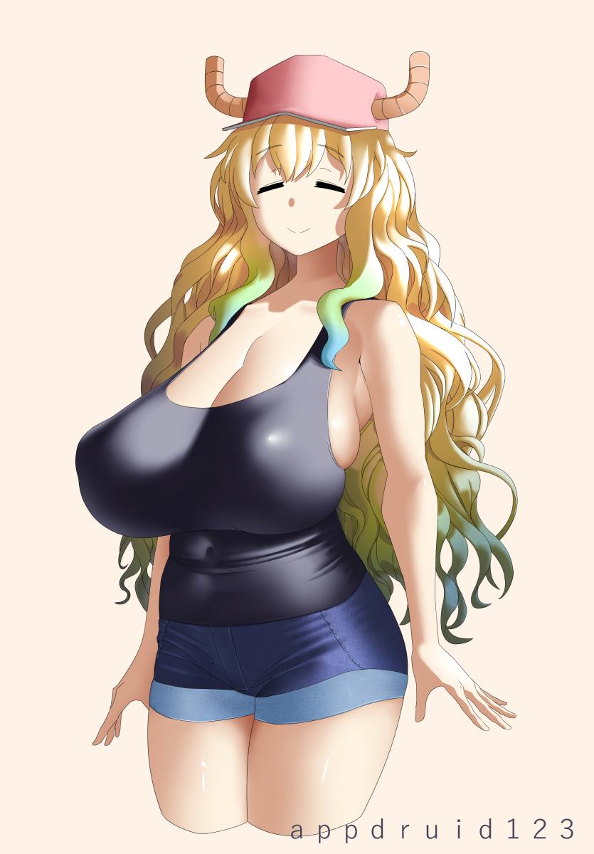 lucoa (kobayashi-san chi no maidragon) drawn by appdruid