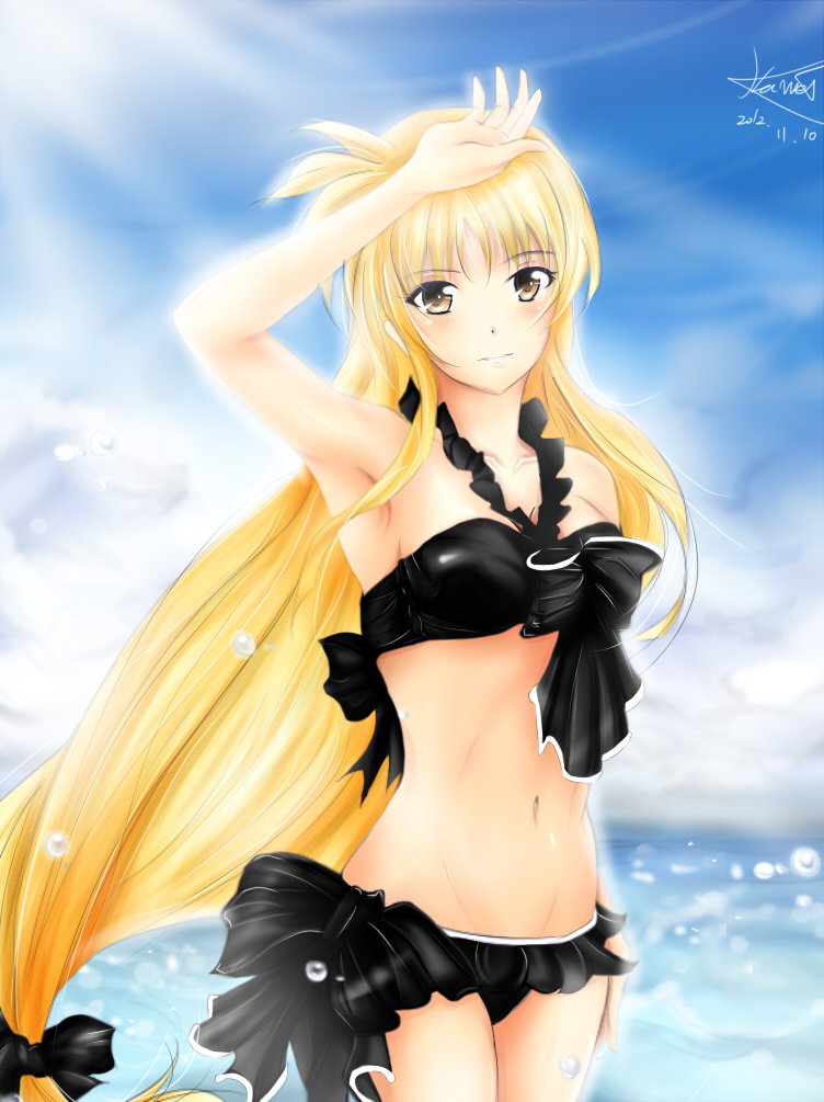 fate testarossa (lyrical nanoha and 1 more) drawn by ko-wei