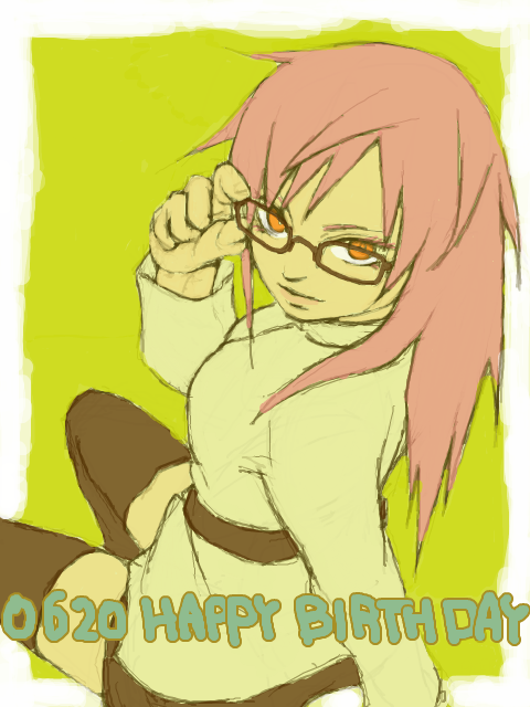 karin (naruto and 1 more) drawn by kinashi_(tegaki)