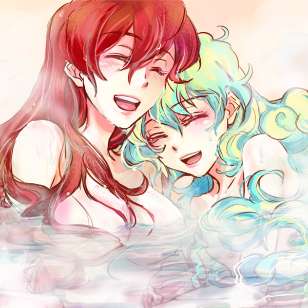yoko littner and nia teppelin (tengen toppa gurren lagann) drawn by taira_momen