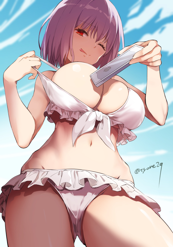 shinjou akane (gridman universe and 1 more) drawn by tyone