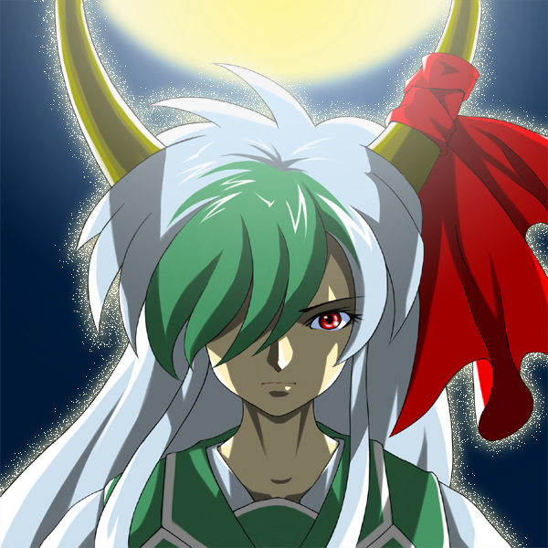 kamishirasawa keine and ex-keine (touhou) drawn by imomusya