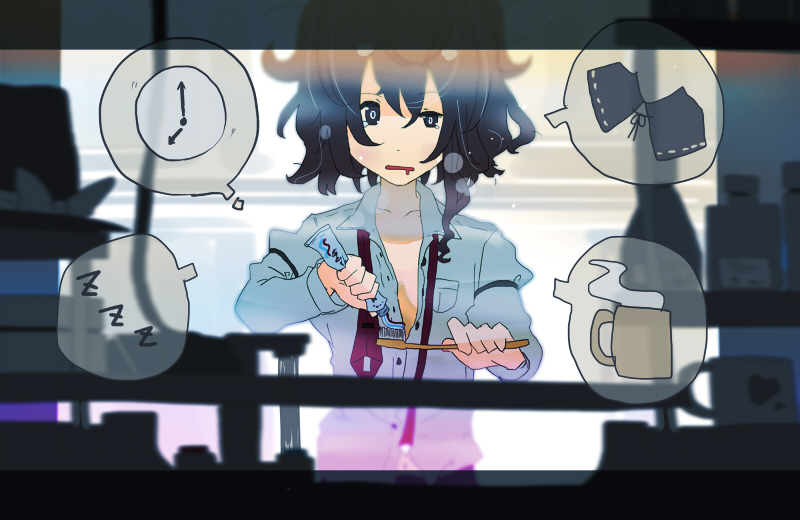 usami renko (touhou) drawn by tokoroten_(hmmuk)