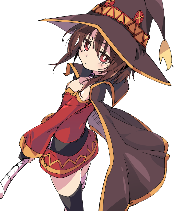 megumin (kono subarashii sekai ni shukufuku wo!) drawn by ixy