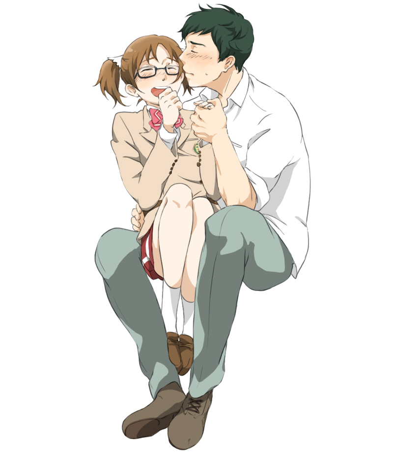 sakurai aina and inuzuka kyuuma (kakumeiki valvrave) drawn by yamadori_(kusun)
