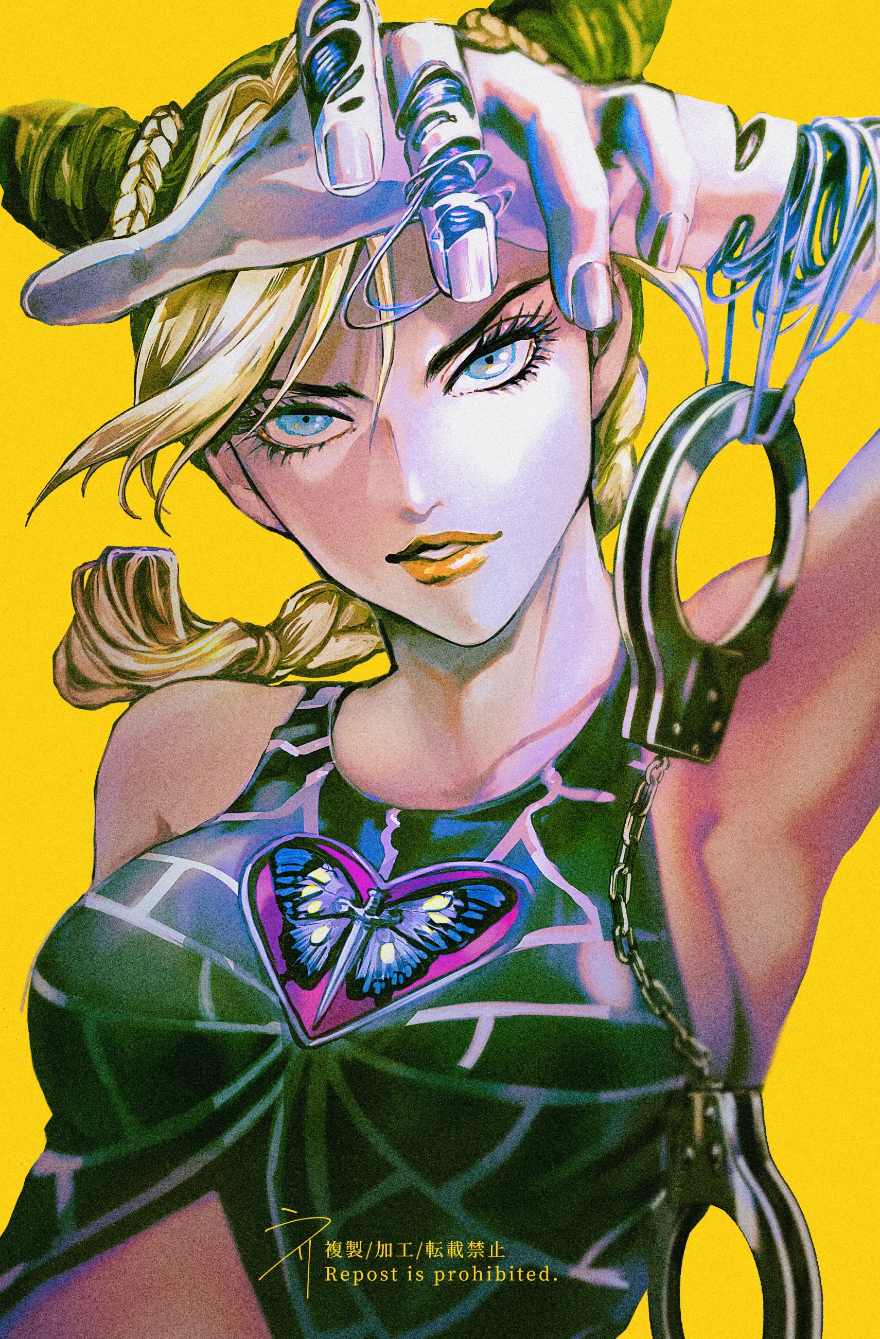 Kujo Jolyne Jojo No Kimyou Na Bouken And 1 More Drawn By Uri Ut111 Danbooru