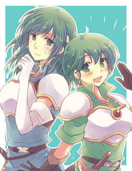 karin and misha (fire emblem and 1 more) drawn by harushino