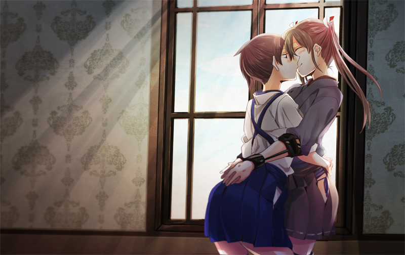 kaga and zuikaku (kantai collection) drawn by sora_(sky_s04)