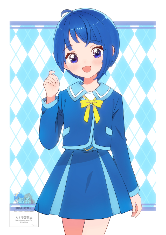 sora harewataru (precure and 1 more) drawn by kyanos_(b_0000ff)