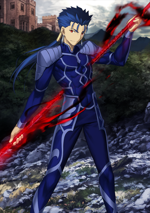 cu chulainn (fate and 1 more) drawn by takeuchi_takashi