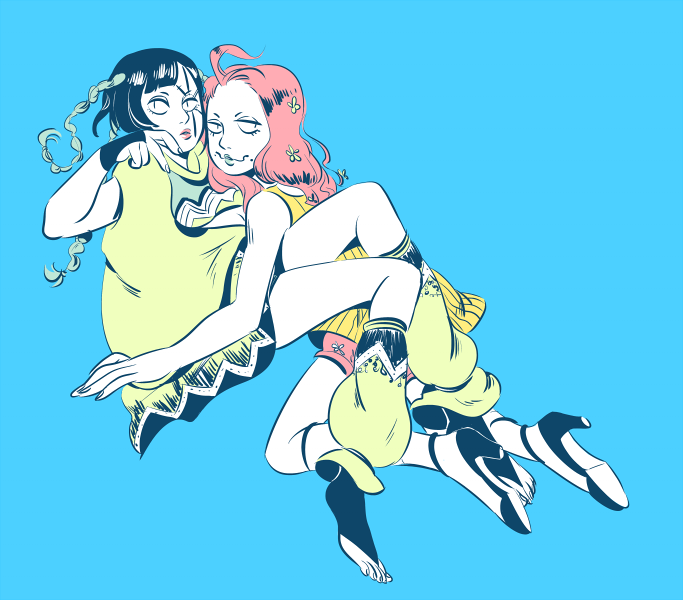 sheila e and angelica attanasio (jojo no kimyou na bouken and 2 more) drawn by 6hours_(fancycars)