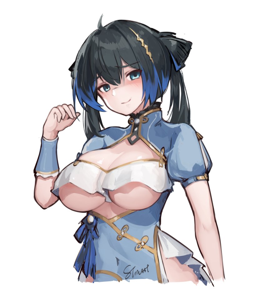 katya klein, acacia, and acacia - kaguya (snowbreak: containment zone) drawn by stmast
