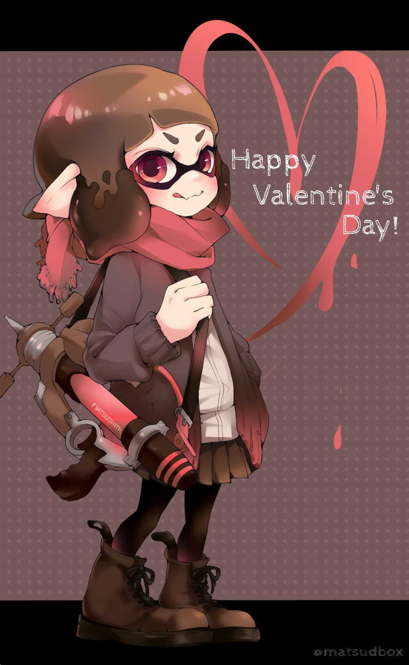 inkling player character and inkling girl (splatoon) drawn by matsushita_(matsudbox)