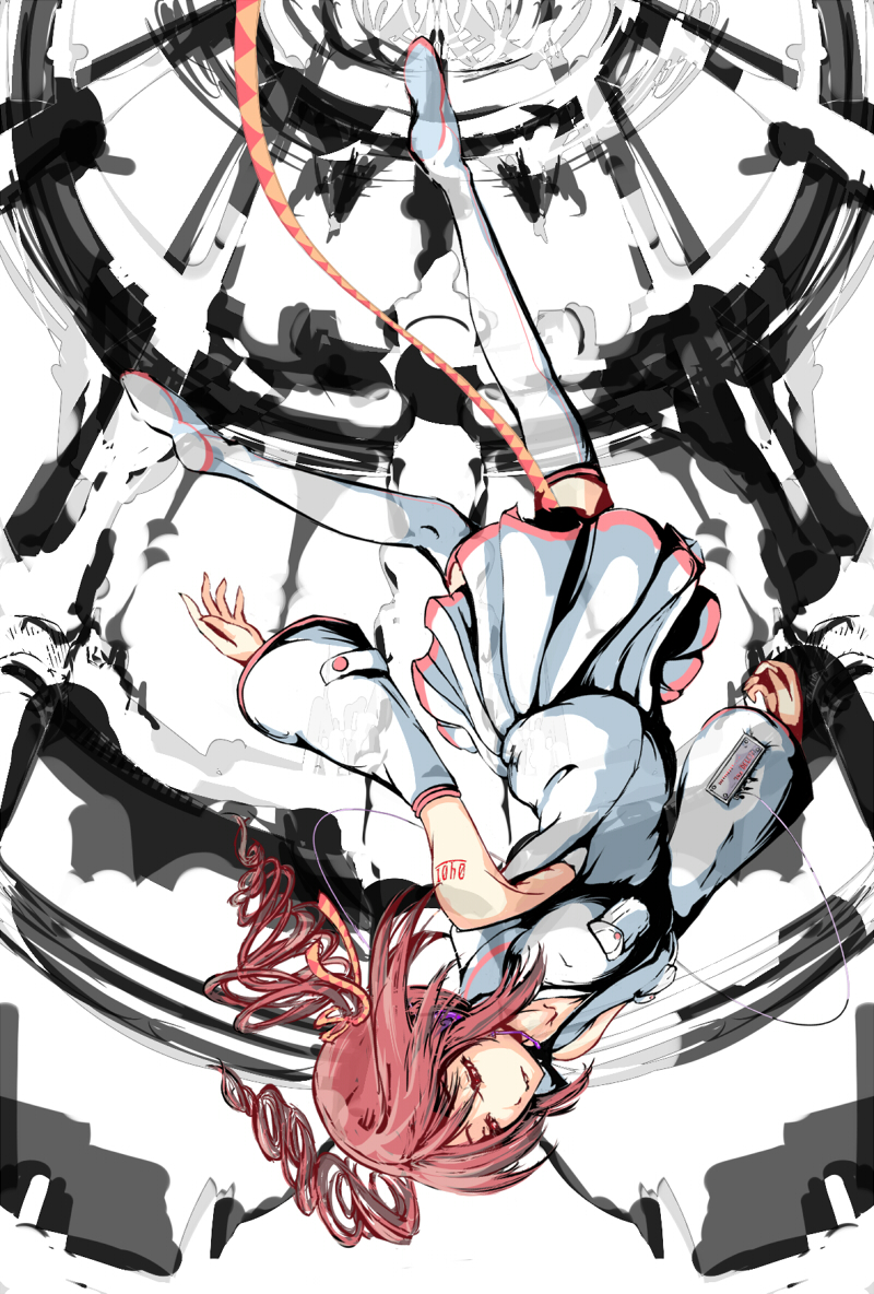 kasane teto (vocaloid and 2 more) drawn by mikeco
