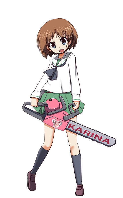 sakaguchi karina (girls und panzer and 1 more) drawn by fictional_sister