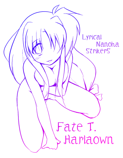 fate testarossa (lyrical nanoha and 1 more) drawn by namuru