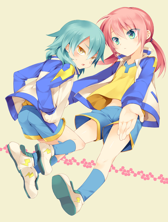kirino ranmaru and kariya masaki (inazuma eleven and 1 more) drawn by arima_(yukagen)