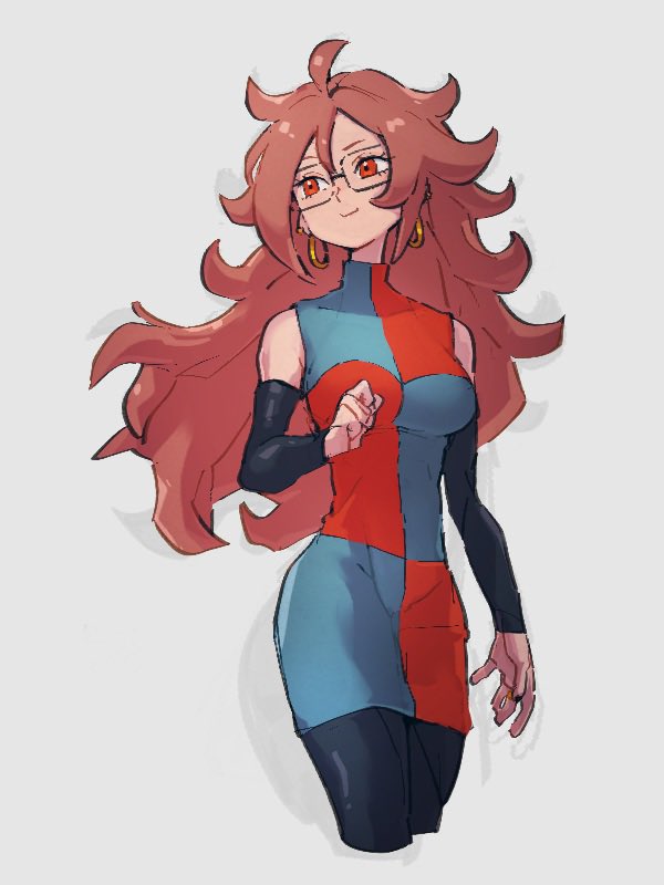 android 21 (dragon ball and 1 more) drawn by kemachiku
