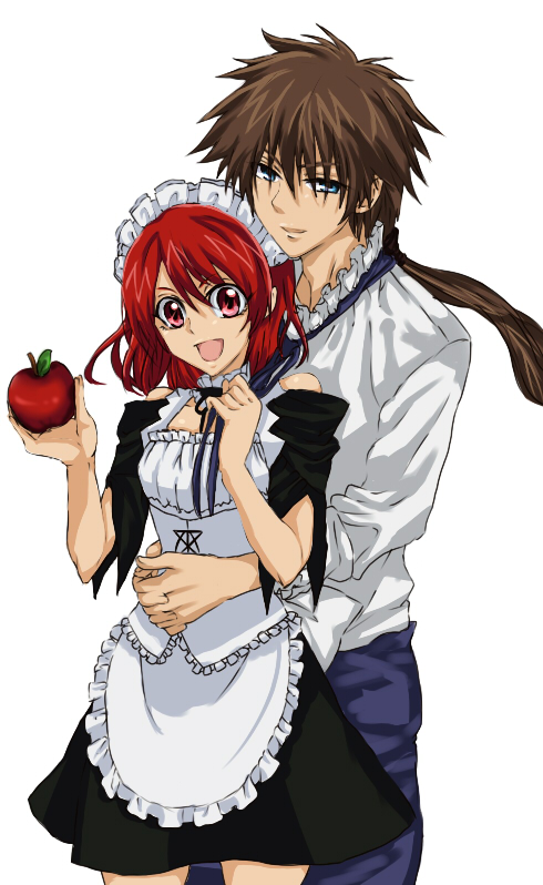 cecily cambell, luke ainsworth, okamoto nobuhiko, and fujimura ayumi (seiken no blacksmith and 1 more) drawn by mikan_(tripletriple)