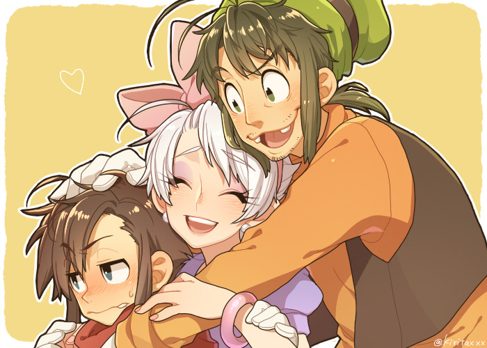 daisy duck, goofy, and max goof (mickey mouse & friends) drawn by kiri_futoshi