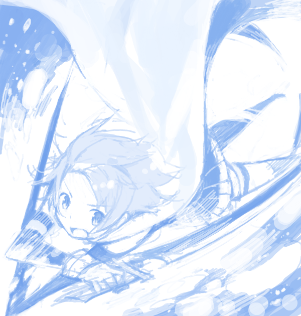 miki sayaka (mahou shoujo madoka magica) drawn by hanokage
