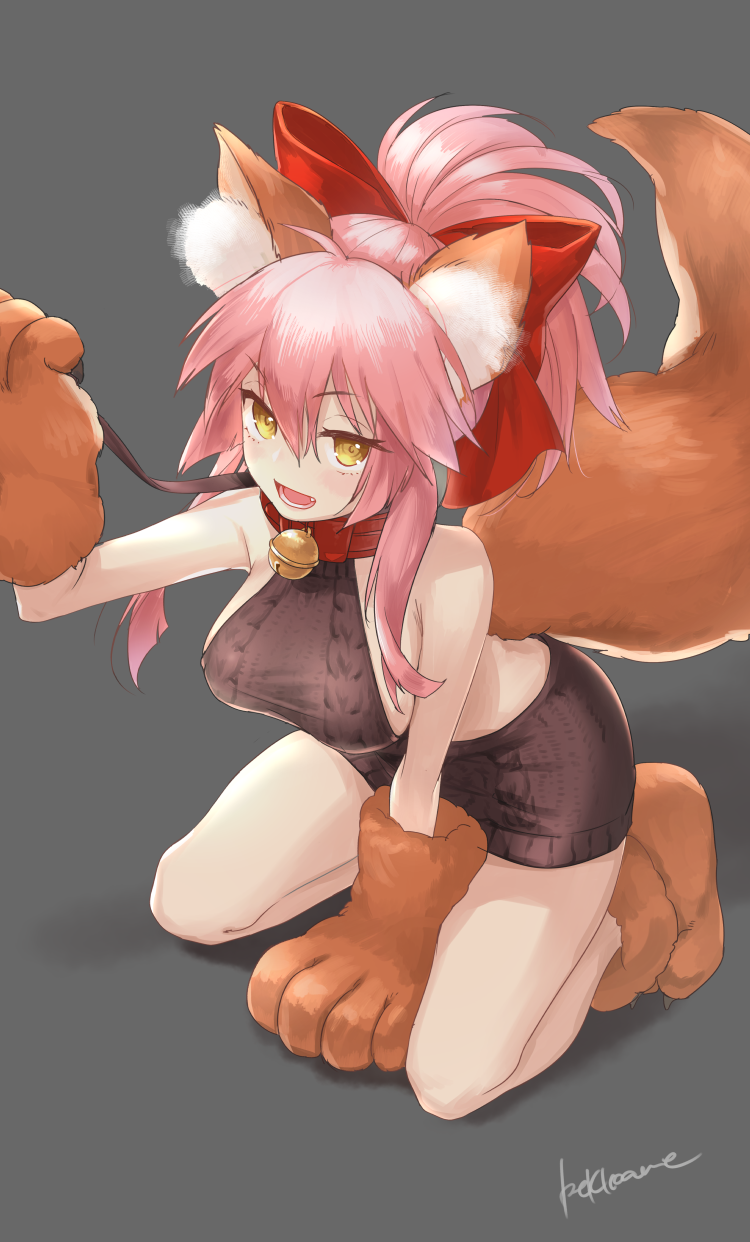 tamamo and tamamo cat (fate and 2 more) drawn by tranquil-lizer