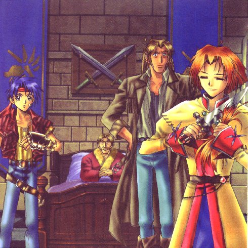 cecilia lynne adelhyde, rody roughnight, and jack van burace (wild arms and 1 more)