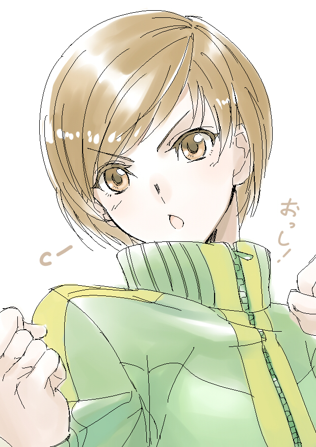 satonaka chie (persona and 1 more) drawn by nana_g