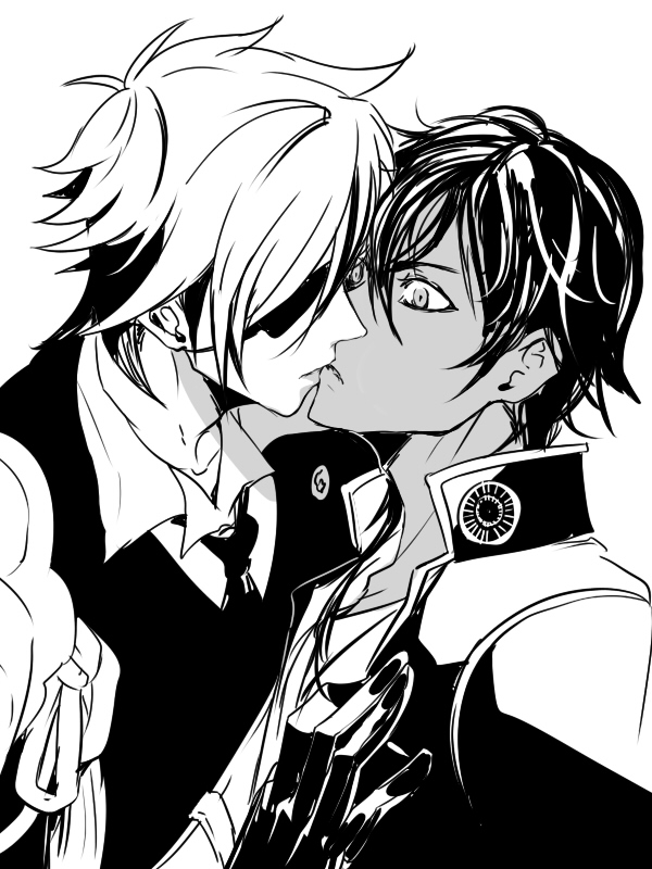 shokudaikiri mitsutada and ookurikara (touken ranbu) drawn by zuwai_kani